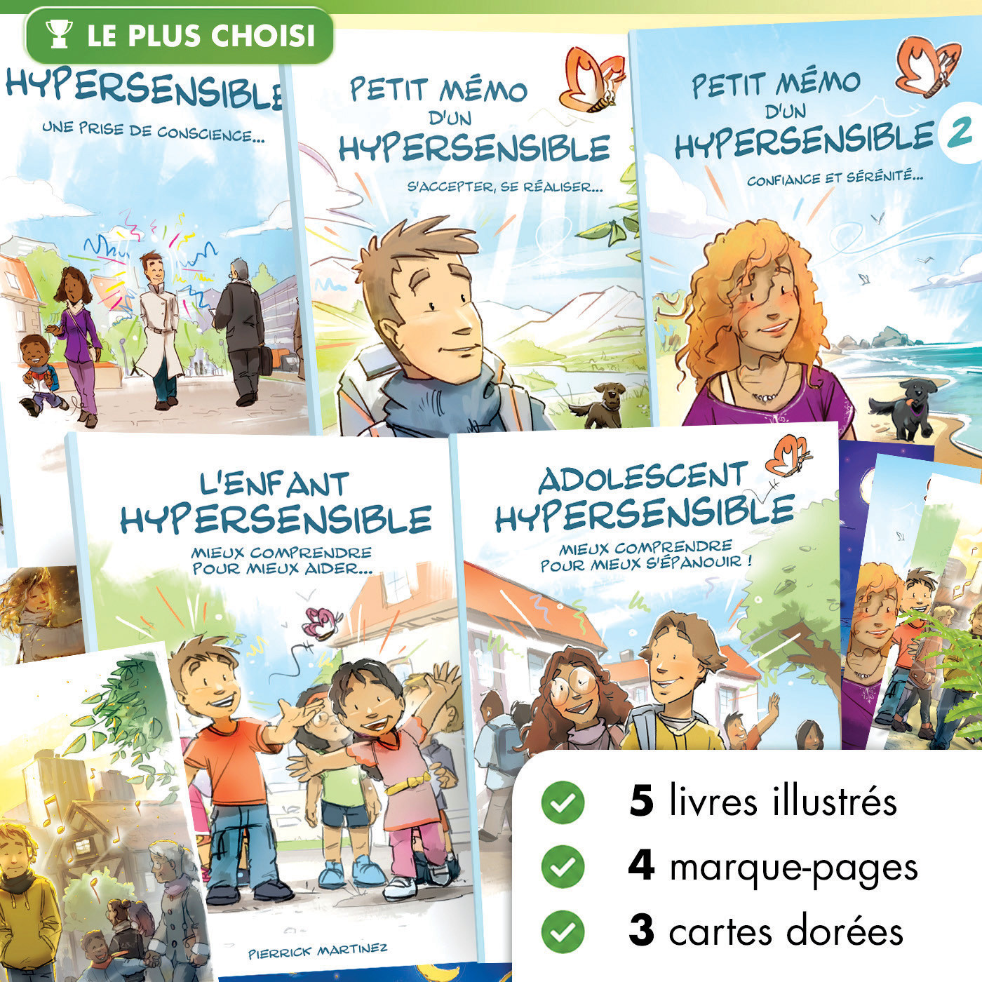 Pack Complet Hypersensible - 5 livres pour mieux vivre son hypersensibilité